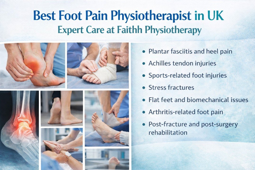Best Foot Pain Physiotherapist in UK – Expert Care at Faithh Physiotherapy